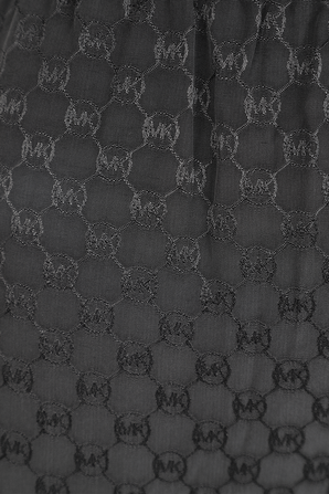 מכנסיים עם הדפס לוגומאני בגוון שחור MICHAEL KORS