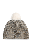 Textured Fleece-Lined Knit Beanie