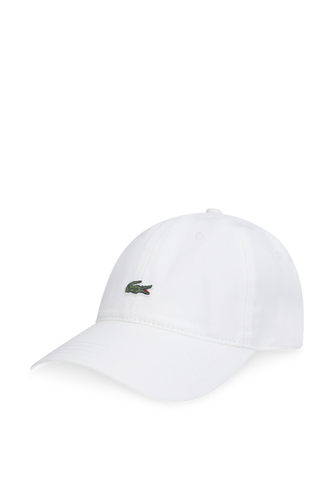 כובע מצחייה מכותנה אורגנית LACOSTE