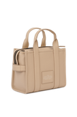 The Leather Mini Traveler Tote Bag in Light Beige MARC JACOBS