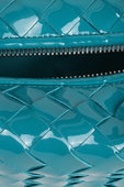 תיק ג'ודי בגודל מיני מעור בגוון כחול מבריק BOTTEGA VENETA