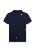 חולצת פולו עם רקמת לוגו POLO RALPH LAUREN KIDS