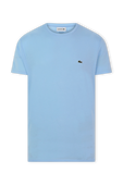 חולצת טי בגוון תכלת עם לוגו LACOSTE