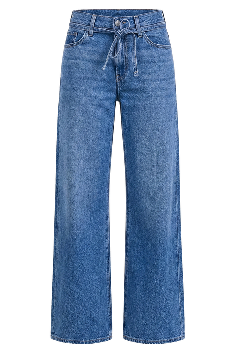 מכנסי ג'ינס בגזרה רחבה