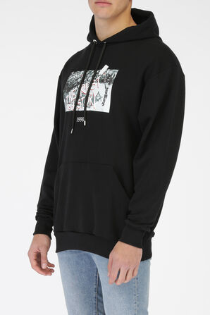 Hoodie History in Black THROWBACK