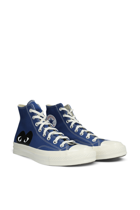 נעלי סניקרס צ'אק טיילור ברכיסה גבוהה בצבע כחול