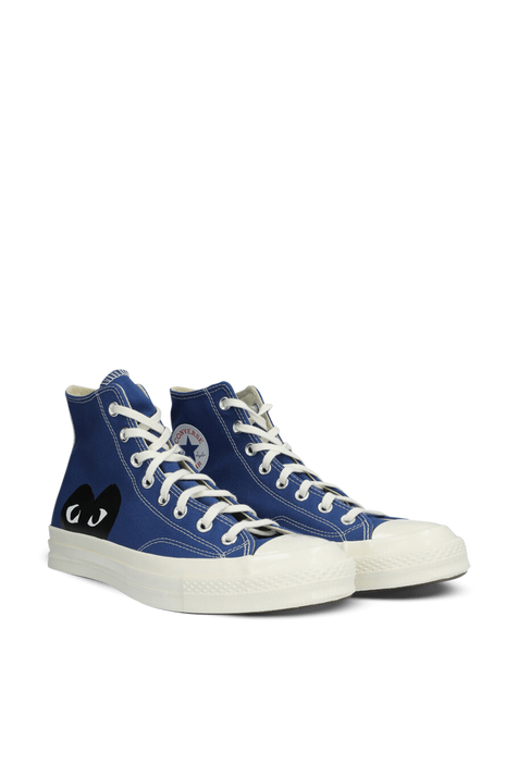 נעלי סניקרס צ'אק טיילור ברכיסה גבוהה בצבע כחול