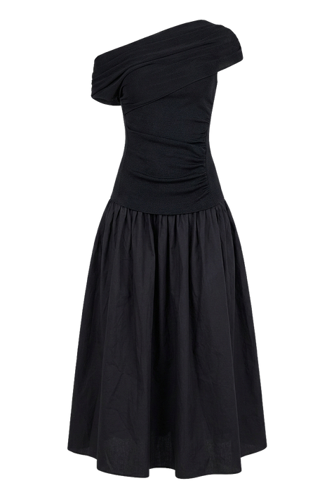 שמלת מידי א־סימטרית SELF-PORTRAIT