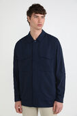 תמונת דוגמן קידמית של Cargo Pocket Shirt Jacket