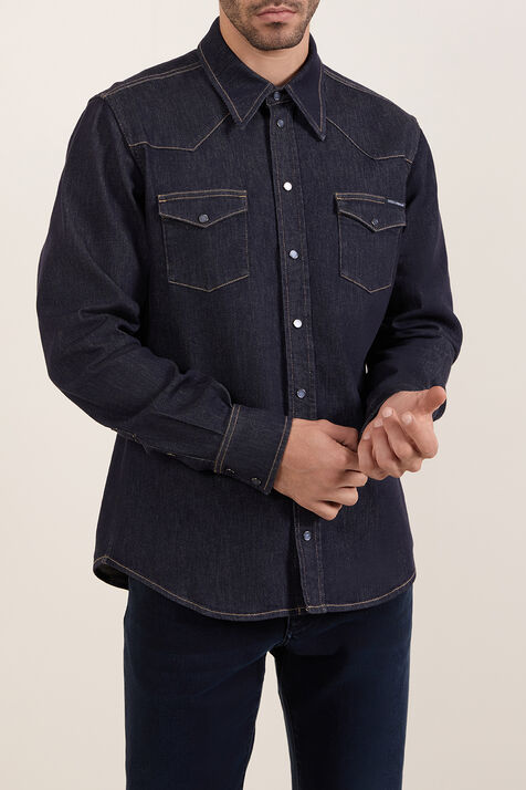 חולצת ג'ינס מכופתרת DOLCE & GABBANA