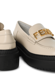 נעלי מוקסין פלטפורמה FENDI