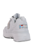 מידות 22-28 נעלי דיסרפטר בלבן עם הולוגרמת לוגו FILA