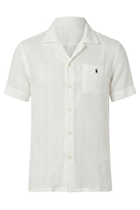 חולצה מכופתרת שרוול קצר POLO RALPH LAUREN