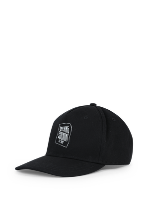 Logo Baseball Cap in Black OPENING CEREMONY