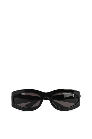 Rectangular Frame Sunglasses in Black BOTTEGA VENETA