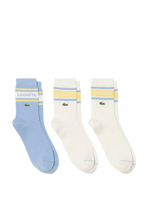 מארז שלושה זוגות גרביים LACOSTE