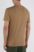 תמונת דוגמן אחורית של Slim Fit Logo Tee in Brown