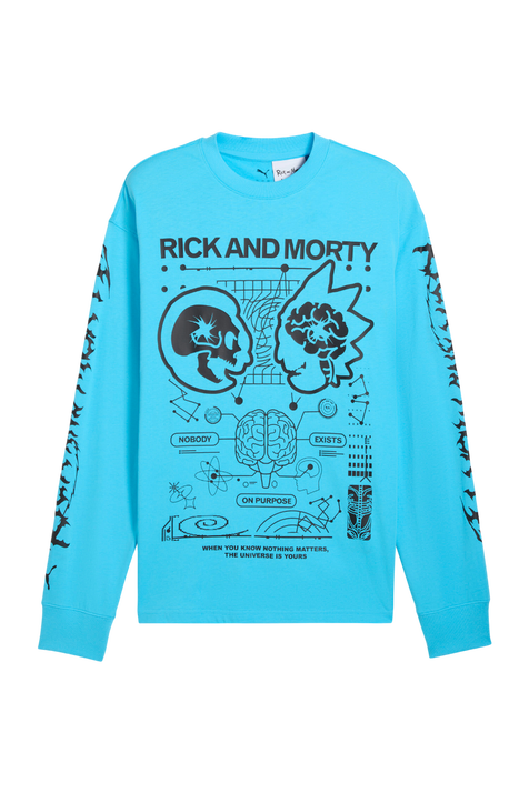 פומה X מלו ריק אנד מורטי חולצת טי ארוכה PUMA