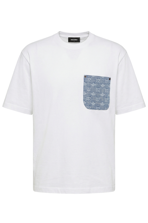 חולצת טי בגזרה משוחררת DSQUARED2