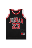 גילאי 4-7 גופיית כדורסל ג'ורדן 23 שחורה JORDAN
