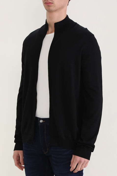 ז'קט סרוג מצמר בגזרת סלים HUGO