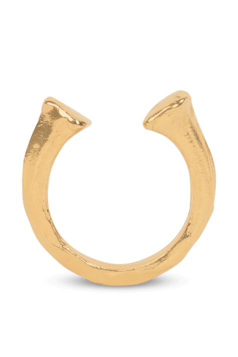 טבעת דה סילואט אוף דיזייר בציפוי זהב 24 קראט ALIGHIERI