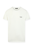חולצת לוגו בצבע לבן BALMAIN