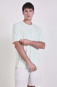 תמונת דוגמן קידמית של Brushed Yoga Crewneck T-Shirt