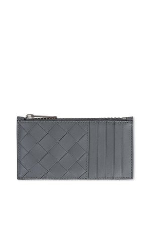 Textured Leather Wallet in Grey BOTTEGA VENETA