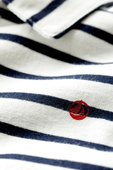 חולצת פולו פסים עם לוגו רקום - גילאי 3-12 חודשים PETIT BATEAU
