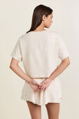 תמונת דוגמן אחורית של All Yours Organiv Cotton Cropped T-Shirt