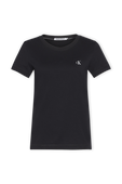 תמונה קידמית של Slim Organic Cotton Tee in Black