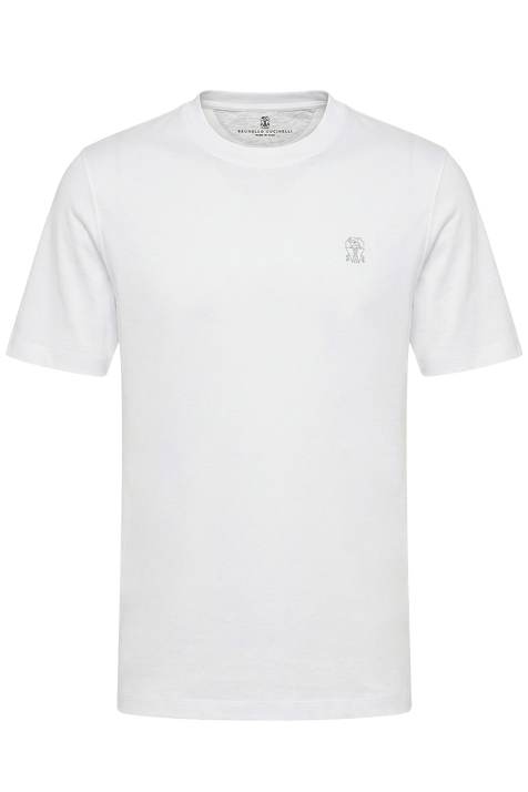 חולצת טי בגזרה ישרה BRUNELLO CUCINELLI