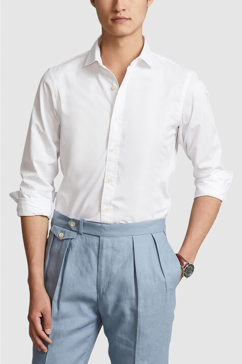 חולצה מכופתרת אלגנטית עם לוגו רקום POLO RALPH LAUREN