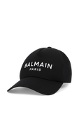 כובע בייסבול עם לוגו בגוון שחור BALMAIN