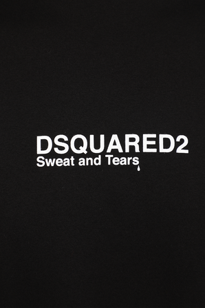חולצת טי עם לוגו בגוון שחור DSQUARED2