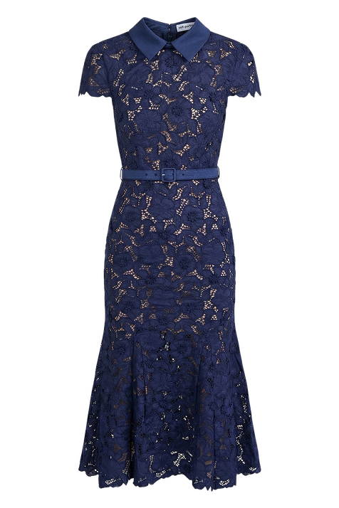 שמלת מידי תחרה SELF-PORTRAIT