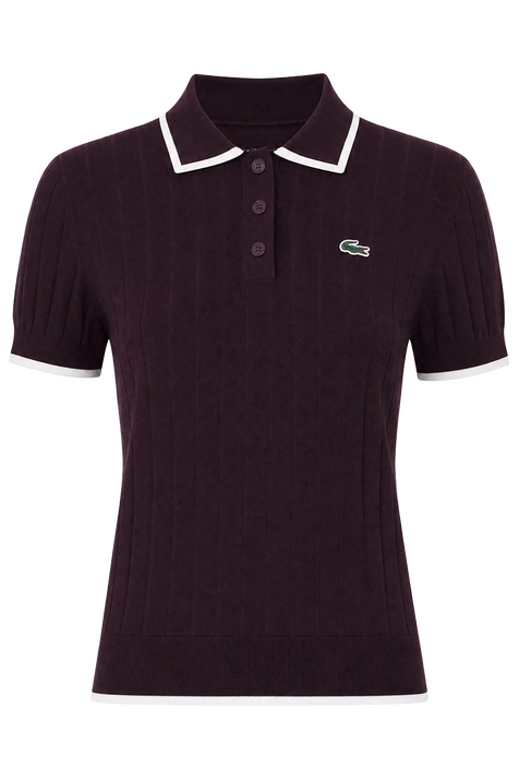 חולצת פולו בגזרה ישרה LACOSTE