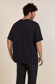 תמונת דוגמן אחורית של Slub Cotton-Jersey Short Sleeve