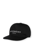 כובע בייסבול שחור עם לוגו GIVENCHY