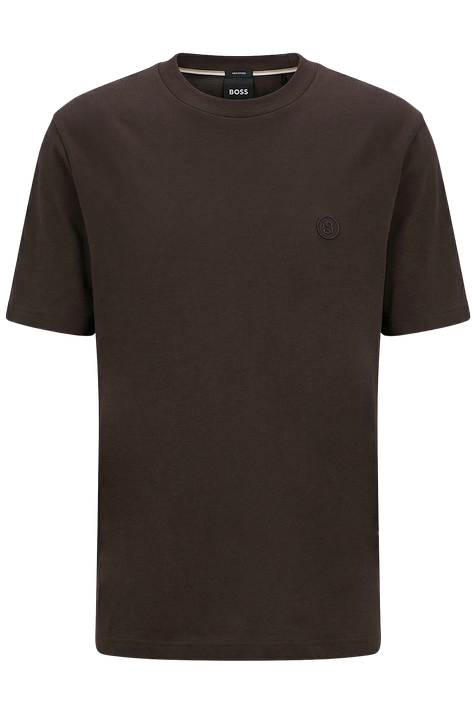 חולצת טי בגזרה משוחררת BOSS