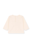 חולצת טי עם שרוולים ארוכים וצווארון מעוגל - גילאי 18-36 חודשים PETIT BATEAU