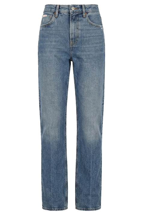 מכנסי ג'ינס בגזרה ישרה CALVIN KLEIN