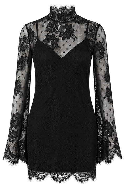 שמלת מיני ויסקוזה תחרה DOLCE & GABBANA