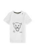 גילאי 4-16 חולצת ספורט פומה פליי לבנה PUMA KIDS