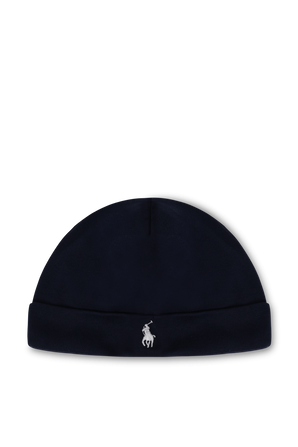 כובע כותנה עם לוגו רקום POLO RALPH LAUREN KIDS