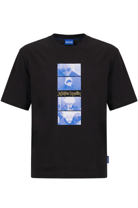 חולצת טי הוגו X ג'וג'וטסו קאיסן HUGO BOSS BLUE