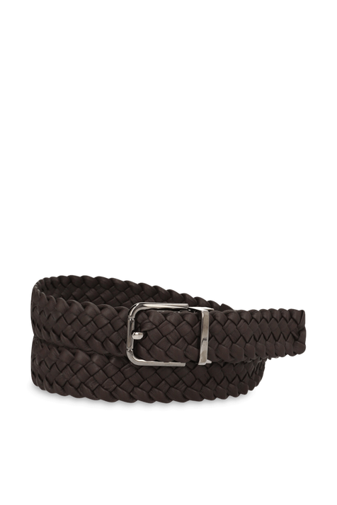 חגורת עור קלועה DOLCE & GABBANA