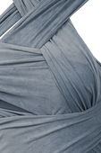 שמלת מיני א-סימטרית מעטפת ALEXANDER WANG
