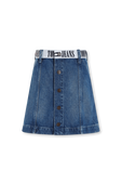 חצאית ג`ינס קצרה - גילאי 3-6 TOMMY HILFIGER KIDS